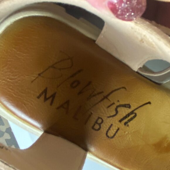 Blowfish Malibu Size 10 Capetown Platform Sandal Cashew Block Heel Chunky Shoes - Picture 2 of 9
